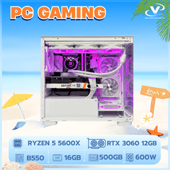 PC GAMING VPC Ryzen 5 5600X I 16GB I RTX 3060 8GB I SSD 500GB