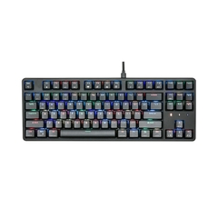 Bàn phím cơ không dây Edra EK3187W RGB Đen Blue sw (USBC/Bluetooth)