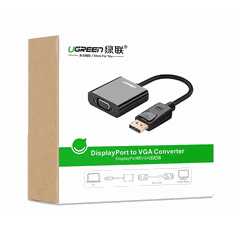 CÁP CHUYỂN ĐỔI TỪ DISPLAYPORT SANG VGA UGREEN 20415 15CM