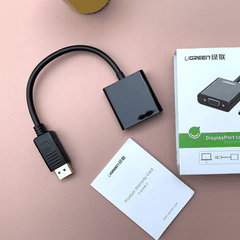 CÁP CHUYỂN ĐỔI TỪ DISPLAYPORT SANG VGA UGREEN 20415 15CM