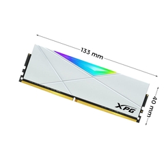 RAM DESKTOP ADATA XPG SPECTRIX D50 RGB WHITE 16GB (1X16GB) DDR4 3200MHZ