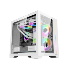 VỎ CASE MIK LV12 MINI ELITE- WHITE (MINI TOWER/ MÀU TRẮNG)