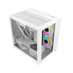 VỎ CASE MIK LV12 MINI ELITE- WHITE (MINI TOWER/ MÀU TRẮNG)