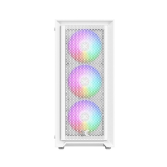 VỎ CASE XIGMATEK SKY II ARTIC 3F - EN44205 (ATX/MID TOWER/MÀU TRẮNG/3 FAN ARGB)