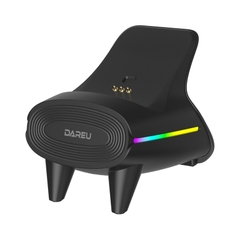 Tay cầm chơi game không dây DAREU H106 Pro Màu Đen (Kèm Dock sạc)