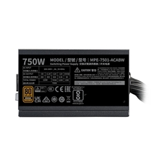 Nguồn máy tính Cooler Master MWE V3 230V 750 - 750W (80 Plus Bronze/ATX3.1)