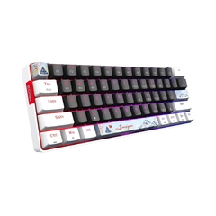 Bàn phím cơ không dây Edra EK361W Snow Yellow Switch (White-Gray)