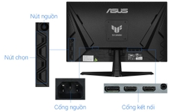 Màn hình Gaming Asus TUF VG27AQE5A (27 inch, QHD, IPS, 165Hz, 0.3ms)