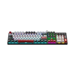 Bàn phím cơ AULA S500 (Phiên bản Đen + trắng + đỏ/ Red switch)
