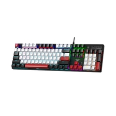 Bàn phím cơ AULA S500 (Phiên bản Đen + trắng + đỏ/ Red switch)