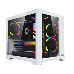 VỎ CASE MIK LV12 - WHITE (ATX/ MÀU TRẮNG)