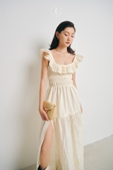 Eyelet Maxi Dress