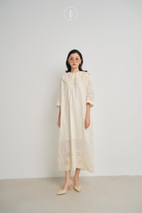 Đầm Elegant Ruffle Cotton