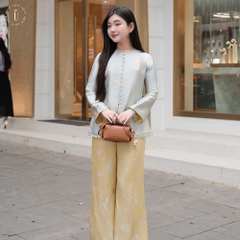 BÀ BA HẠ AN (Áo Xanh Xám - Quần Vàng)