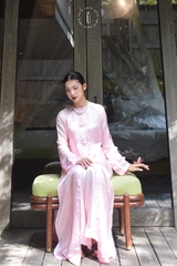 ÁO DÀI TƠ HỒNG