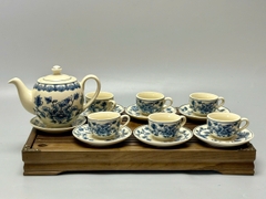 Bộ ấm chén hoa dây Chu Đậu truyền thống
