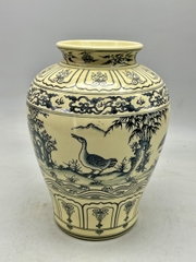 Bình Thiên Nga Cao 33cm Gốm Chu Đậu truyền thống