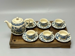 Bộ ấm chén hoa dây Chu Đậu truyền thống