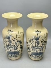 Set Vip đồ thờ hoa sen đỉnh hạc gốm chu đậu truyền thống