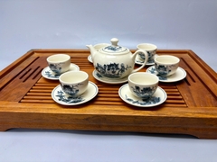 Bộ ấm trà hoa sen truyền thống Chu Đậu
