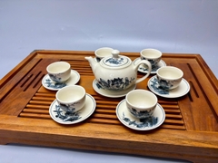 Bộ ấm trà hoa sen truyền thống Chu Đậu