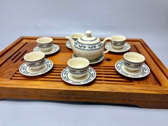 Bộ ấm chén chim lạc bé truyền thống Chu Đậu
