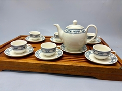 Bộ ấm chén chim lạc truyền thống Chu Đậu