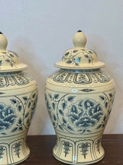 Chóe hoa dây truyền thống gốm Chu Đậu