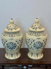 Chóe hoa dây truyền thống gốm Chu Đậu