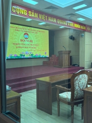 Bình như ý truyền thống gốm Chu Đậu quà tặng sơ kết mặt trận tổ quốc Huyện Hoài Đức 2025