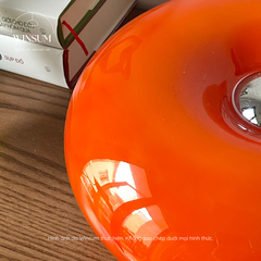 Đèn Donut thủy tinh thay đổi ánh sáng phong cách Bauhaus, có đế để bàn, treo tường tiện lợi - DTA01