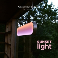 Đèn hoàng hôn SUNSET LIGHT, đèn thả trần trang trí nhà, cửa tiệm phong cách hiện đại