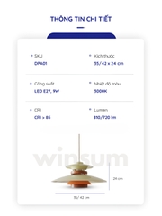 Đèn thả trần PH5 beige