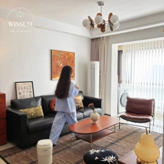Đèm chùm phòng khách acrylic style Bắc Âu, đèn thả bàn ăn sang trọng - DCB02