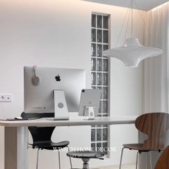 Đèn thả trần LOKKI chao acrylic phong cách trung cổ, trang trí nhà, cửa hàng - DPB07