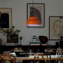 Đèn treo thả bàn ăn ORANGE LAMP trang trí nhà phong cách Bắc Âu - DPB09