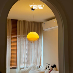 Đèn thả trần sunset hiệu ứng mặt trời lặn trang trí nhà cửa