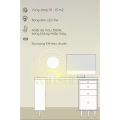 Đèn ngủ hình sao thổ Saturn lamp , chao đèn thủy tinh, điều chỉnh ánh sáng