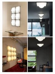 Đèn tường, đèn trần acrylic hình giọt nước, đèn nghệ thuật Bolla trang trí nhà cửa, studio,..- DTB04