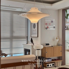 Đèn thả trần LOKKI chao acrylic phong cách trung cổ, trang trí nhà, cửa hàng - DPB07