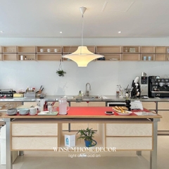 Đèn thả trần LOKKI chao acrylic phong cách trung cổ, trang trí nhà, cửa hàng - DPB07