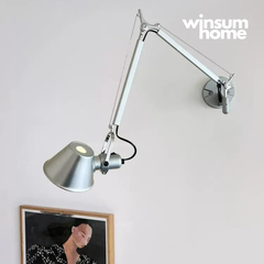 Đèn gắn tường đọc sách Tolomeo điều chỉnh xoay các hướng, phong cách Industrial - DTB02