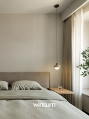 Đèn thả trần đá travertine, đèn thả đầu giường, đèn trang trí quầy bar, đảo bếp - winsum.decor DPA05