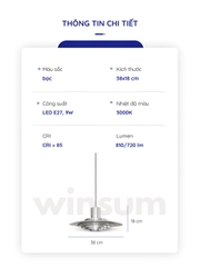 Đèn thả  UFO