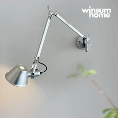 Đèn gắn tường đọc sách Tolomeo điều chỉnh xoay các hướng, phong cách Industrial - DTB02
