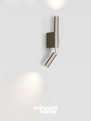 Đèn gắn tường 2 đầu, đèn ngủ đầu giường có chỉnh xoay các hướng sáng - Winsum Home