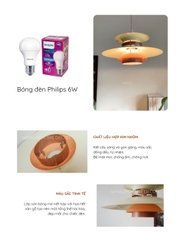 Đèn thả trần PH5 màu be -  DPA01