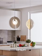 Đèn thả trần Verpan moon, có thể chỉnh dáng 360 độ