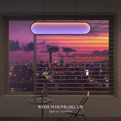 Đèn hoàng hôn SUNSET LIGHT, đèn thả trần trang trí nhà, cửa tiệm phong cách hiện đại
