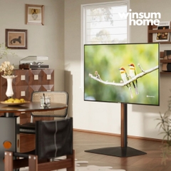 Kệ đứng treo TV Brateck đế kim loại chống nghiêng, tương thích TV 32-85 inch - Winsum Home Decor